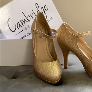 Gold heels